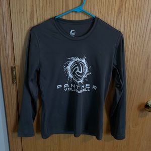 long sleeve volleyball tee shirt